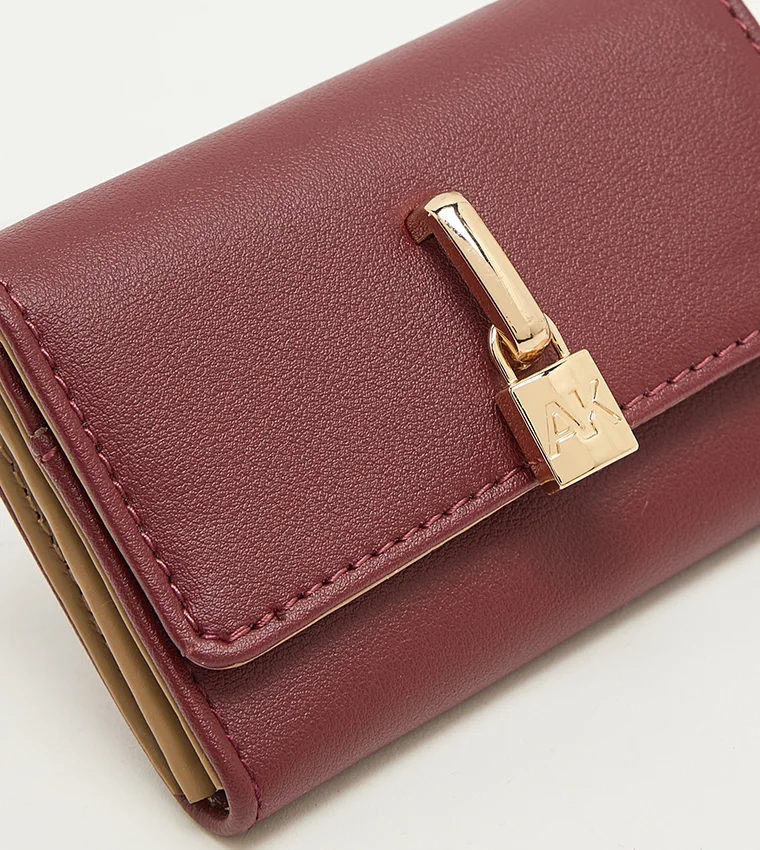 ANNE KLEIN  Anne Klein Logo Detail Flap Wallet for Women | Best Price UAE